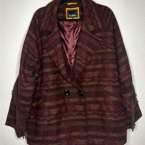 Sam Edelman Western Fringe Coat